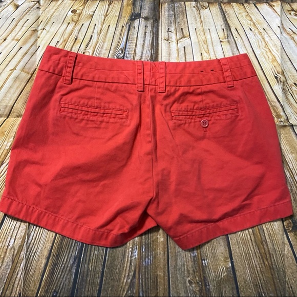 J Crew Salmon Cotton 4” Chino Shorts - Picture 2 of 4